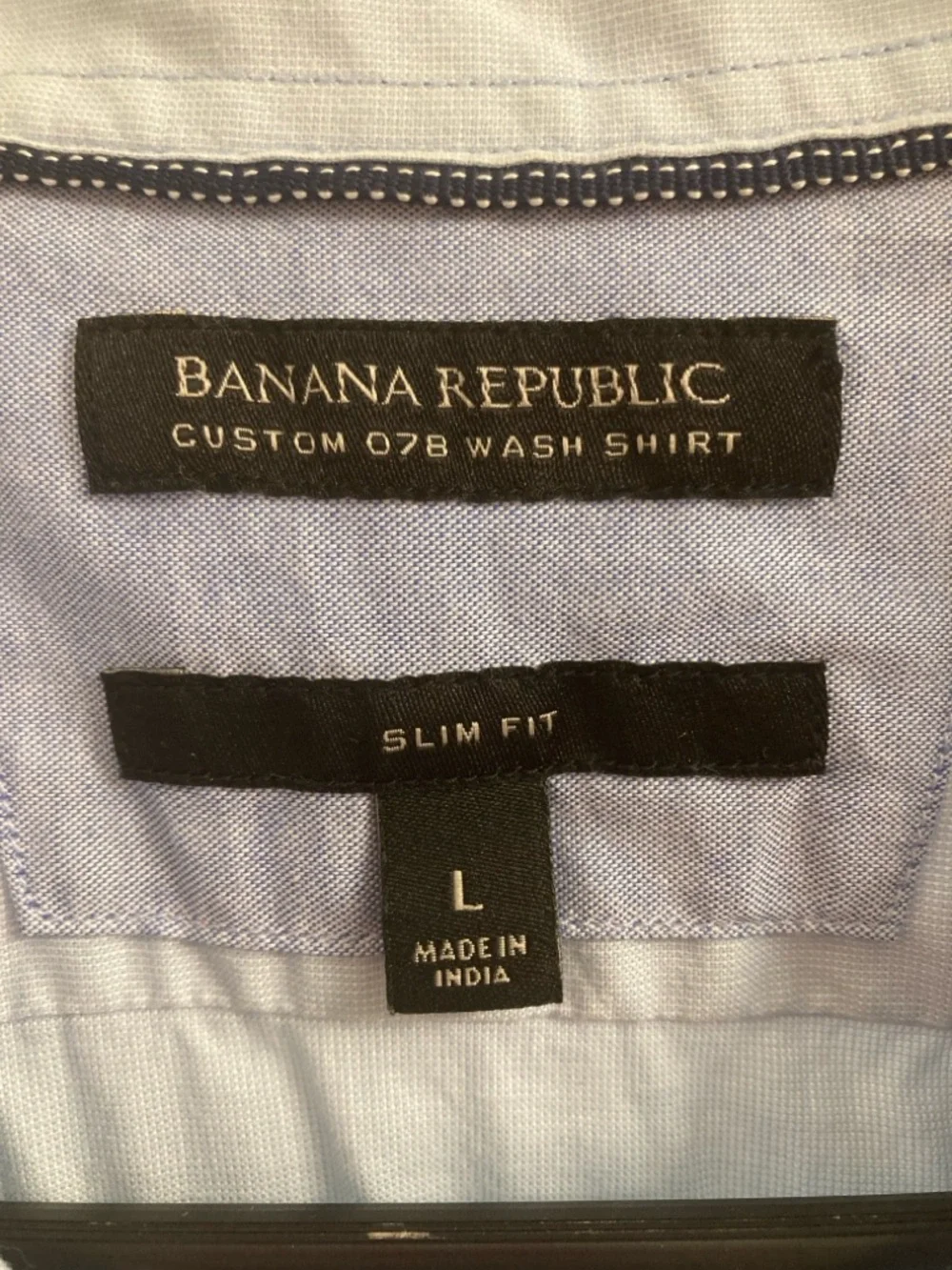 Men's Banana Republic Custom 078 Wash Shirt Button Down Size L